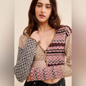 Free People Cashmere Ready Set Go Cardigan  | Size Small Oversized NWOT